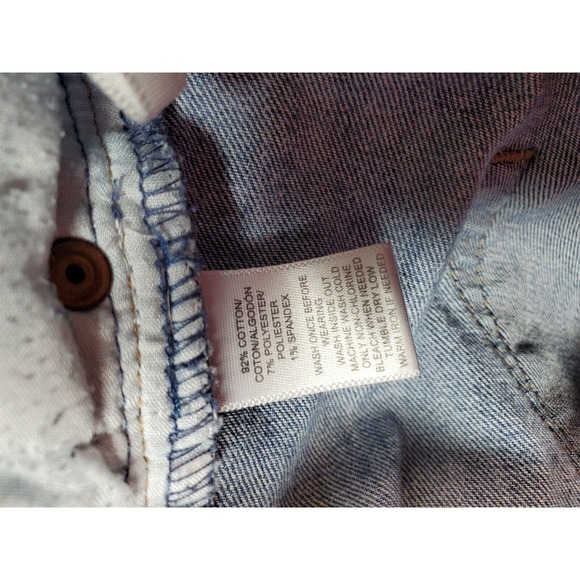 LOFT Jeans Womens Size 32 Blue Denim Cotton Pockets Flat Front Straight Leg - Picture 9 of 10